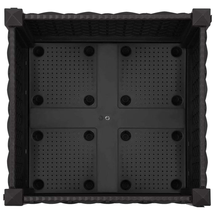 Raised Bed 15.7"x15.7"x9.1" Polypropylene