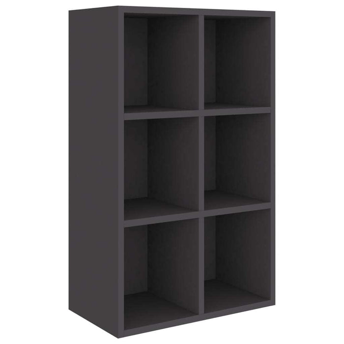 Book Cabinet/Sideboard Gray 26"x11.8"x38.5" Chipboard