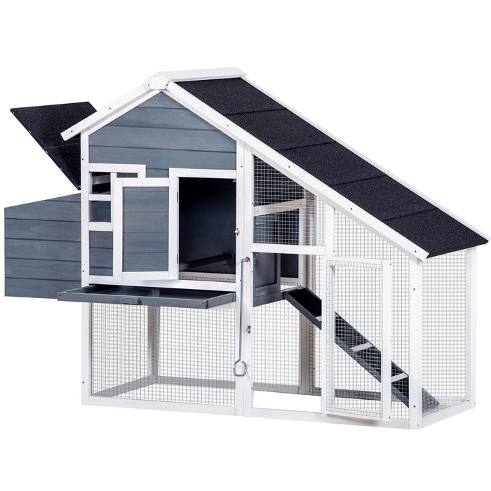 Pet Rabbit Hutch Wooden House Chicken Coop for Small Animals