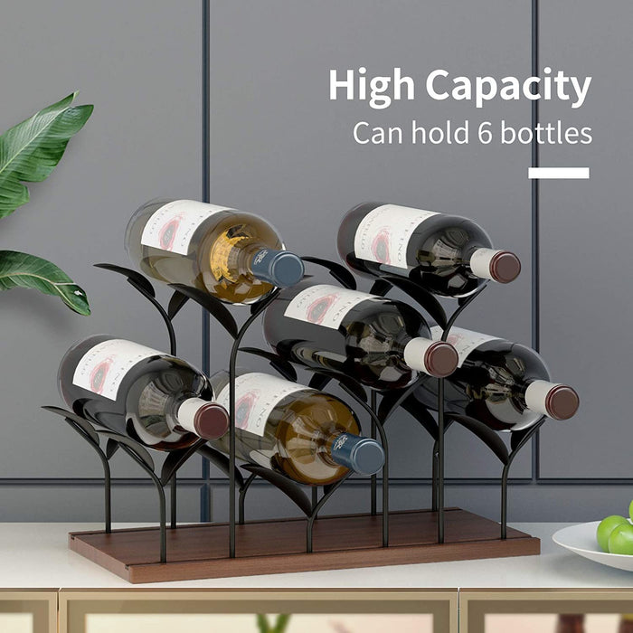 Vino Mecor Countertop 6 Bottle Wine Rack