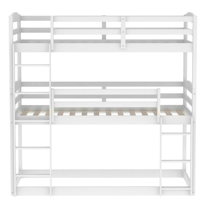 Sleep Crafters Twin Over Twin Over Twin Triple Bunk Bed