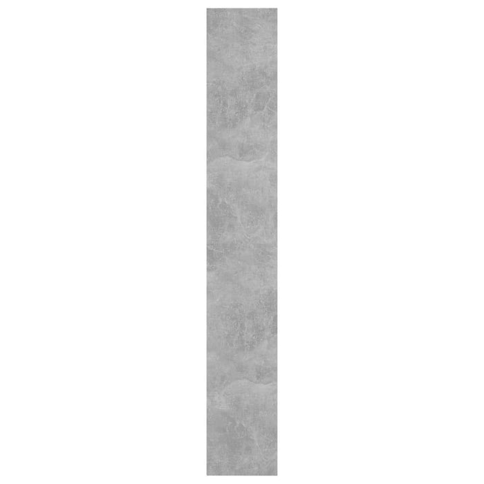 Book Cabinet/Room Divider Concrete Gray 23.6"x11.8"x78"