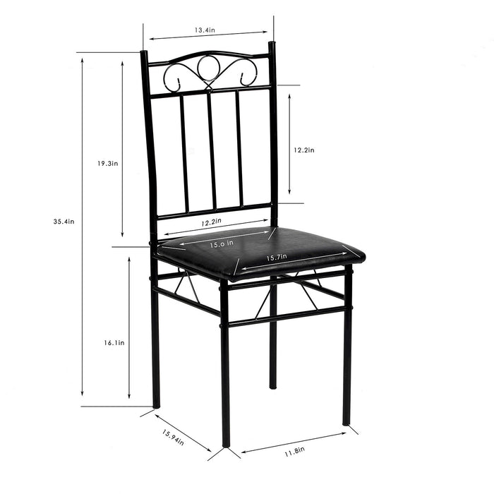 Dining Set 1 Table 4 Chairs