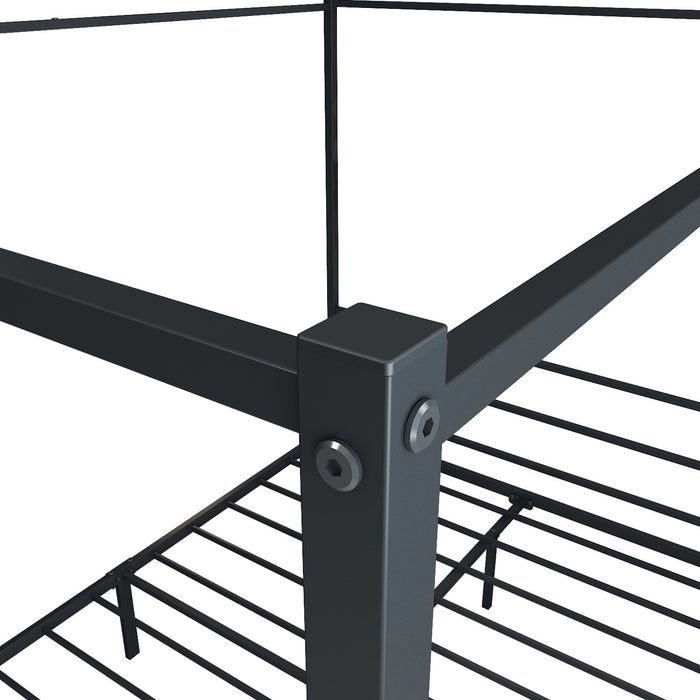 Modern Post Corner  Queen Size Canopy Bed