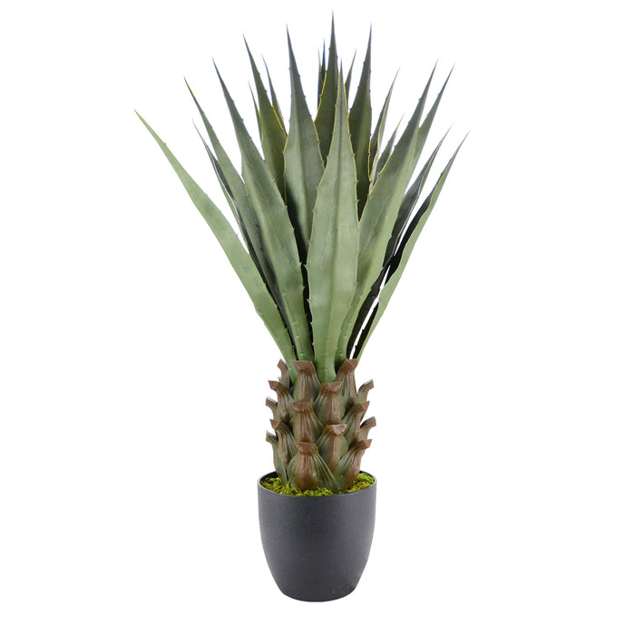 86cm Agave 25lvs Artificial Plants with 7.7"black pot