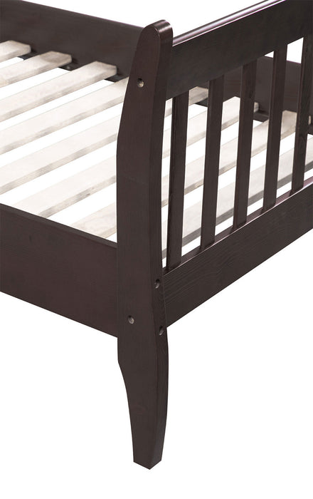 New Space Platform Twin Bed Frame Mattress Foundation with Wood Slat Support