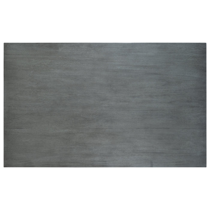 6 Piece Wooden Dining Table set, Kitchen Table set with 4 Chairs and Bench, Farmhouse Rustic Style,Antique Graywash