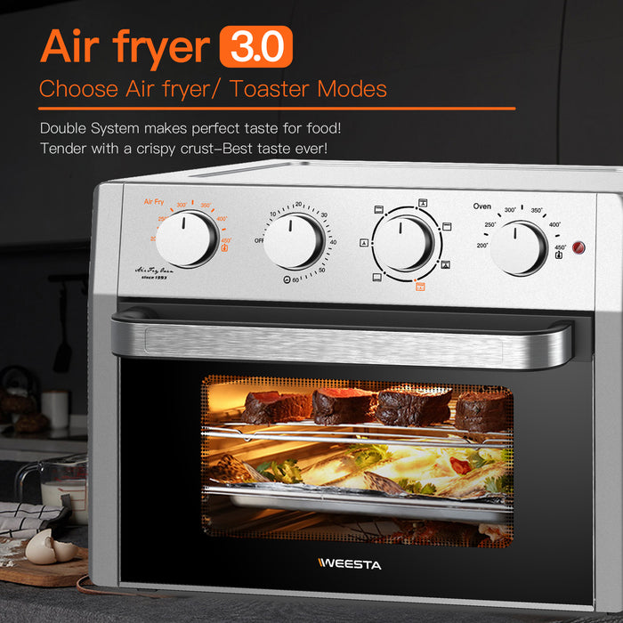 Weesta  7-In-1 Air Fryer Toaster Oven
