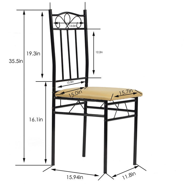 Dining Set 1 Table 4 Chairs