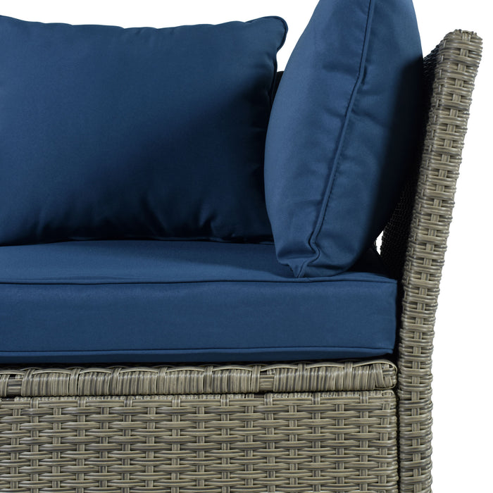 5-Piece Wicker Patio Set