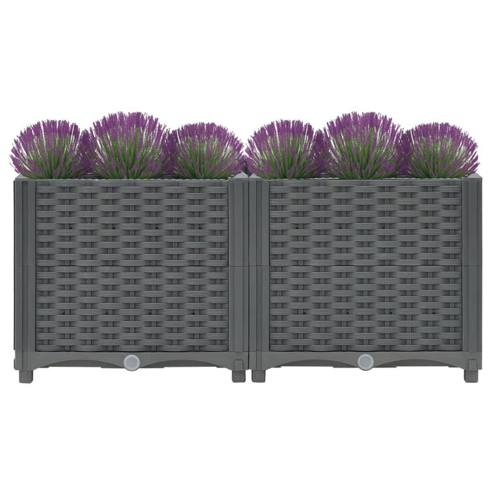 Raised Bed 31.5"x15.7"x15" Polypropylene