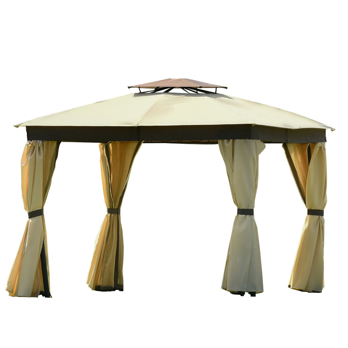 Habao Powder Coat Outdoor Canopy Soft Top Party Gazebo
