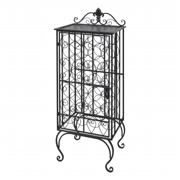 Classy Metal Wine Rack for 28 Bottles
