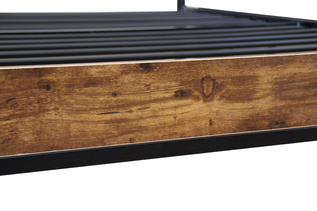Twin Size metal bed Sturdy System Metal Bed Frame ,Modern style and comfort to any bedroom