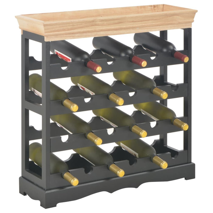 Classic Black Wine Cabinet