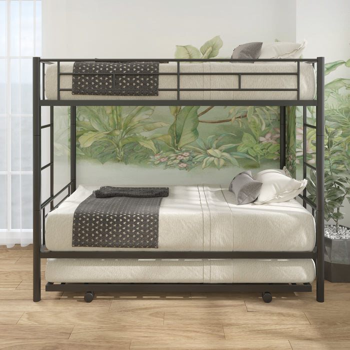 Good Living Twin over twin bunk bed with trundle