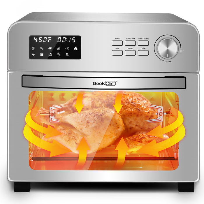 Geek Chef  24Quart LCD Countertop Convection Airfryer