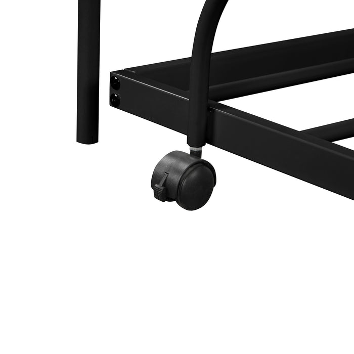 Jones Classic Black Durable Metal Trundle Daybed