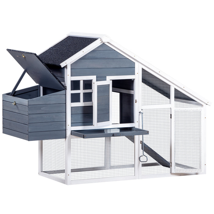 Pet Rabbit Hutch Wooden House Chicken Coop for Small Animals