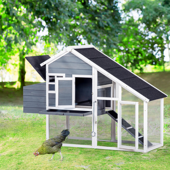 Pet Rabbit Hutch Wooden House Chicken Coop for Small Animals