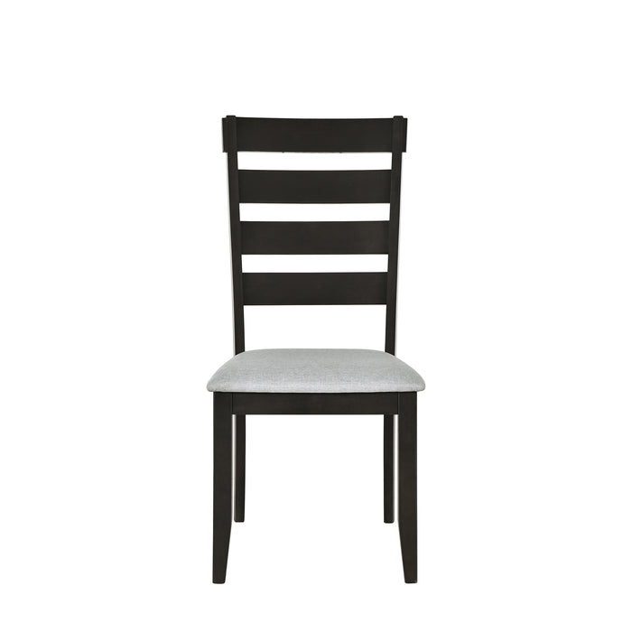 Farmhouse Wood 5-Piece Dining Table Set with 2-Tier Storage Shelves,Kitchen Set for 4 with Padded Dining Chairs