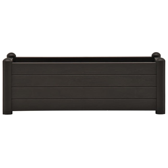 Garden Raised Bed PP Anthracite 39.4'x16.9'x13.8'