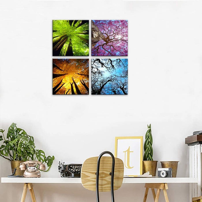 Four Seasons Landscape Wall Art