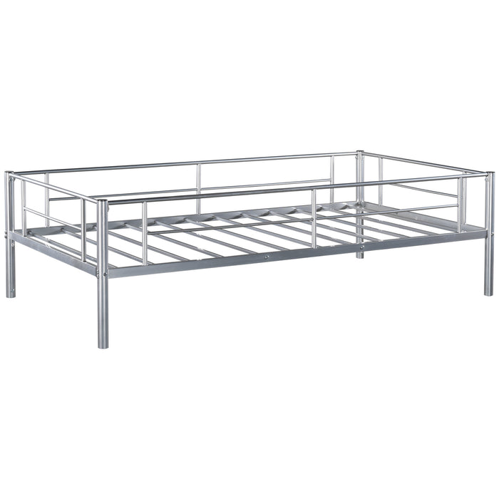 Twin over twin bunk bed with trundle