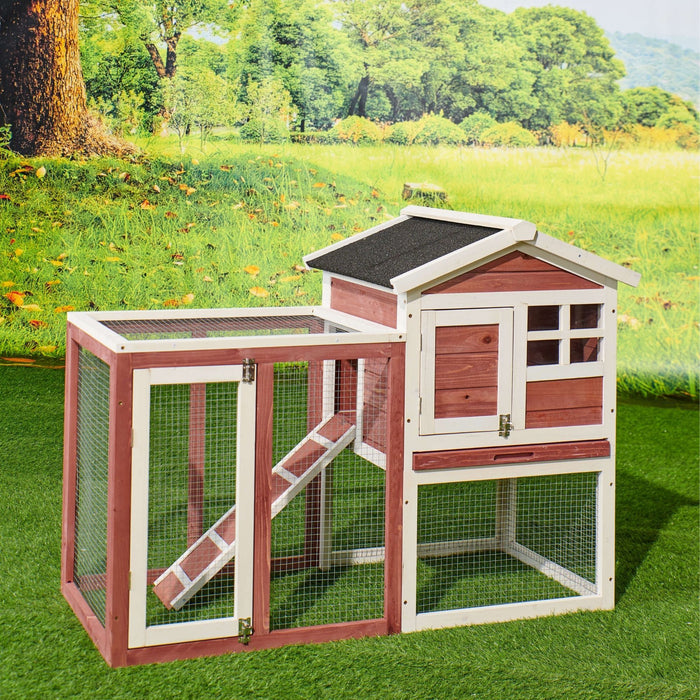 Large Chicken Coop Wooden Rabbit Hutch Auburn