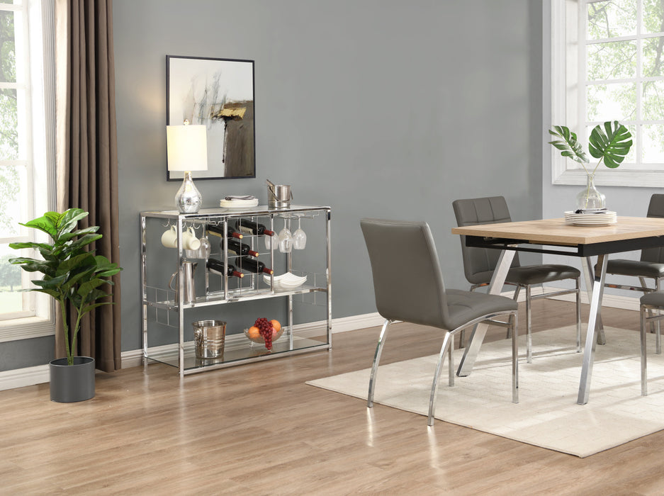 Trolley 3-Tier Wine Organizer