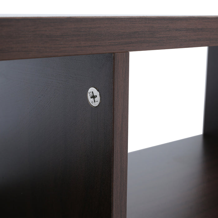 Shallow Floating TV Console, 60", Walnut