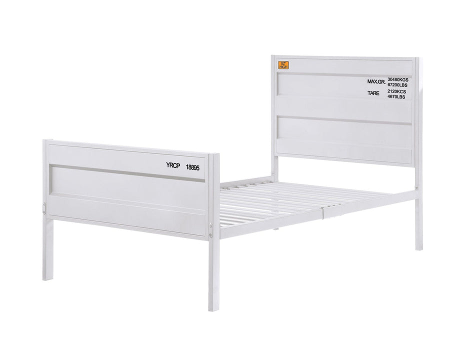 Cargo Twin Bed, White