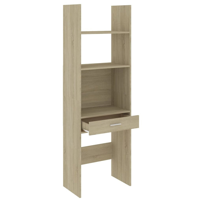 Book Cabinet Sonoma Oak 23.6"x13.8"x70.9" Chipboard