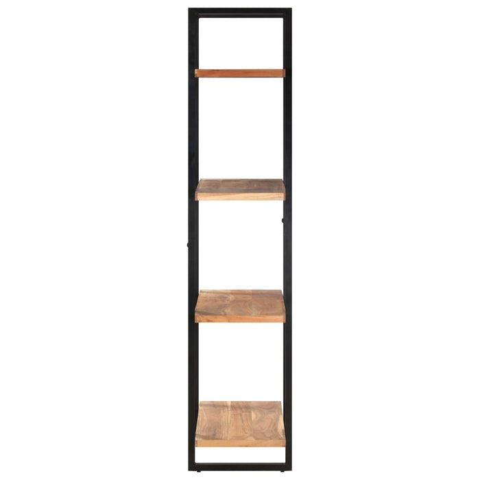 4-Tier Bookcase 31.5"x15.7"x70.9" Solid Acacia Wood