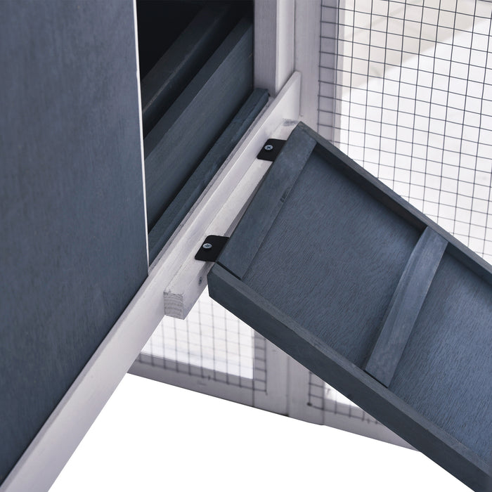 Topmax Large Outdoor Wooden Chicken Coop Poultry Cage Rabbit Hutch