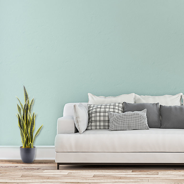 85cm Sansewieria trifasciata 22lvs Fake Plants with 7" black pot