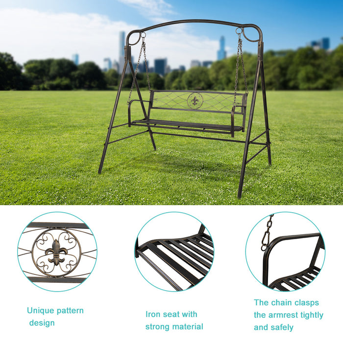 Double Seater Durable Metal Swing