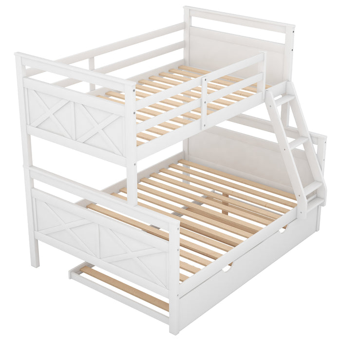 Original Twin Over Full Bunk Bed White