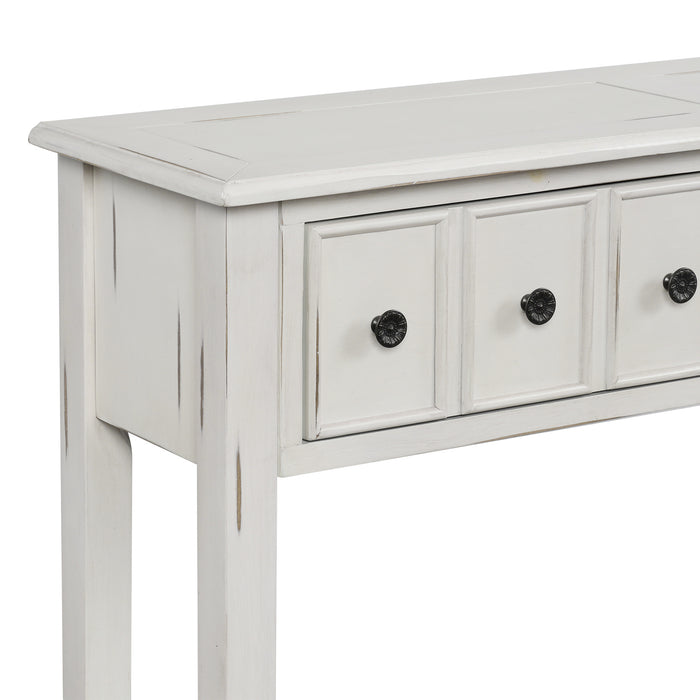 Rustic Entryway Console Table