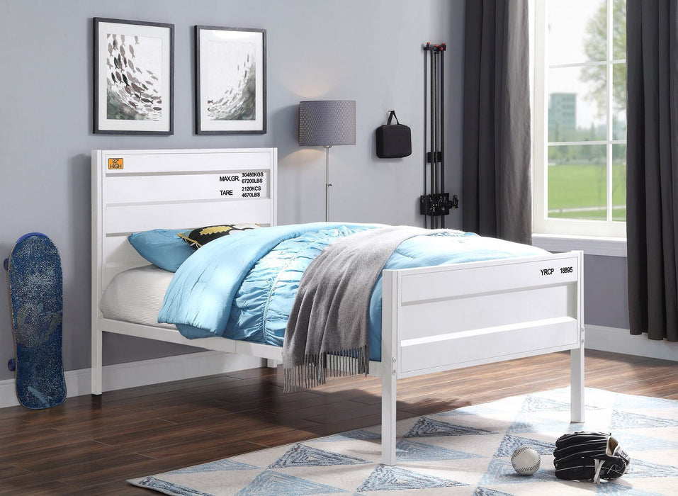 Cargo Twin Bed, White