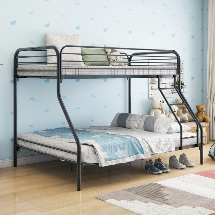 MyRoom Heavy Duty Twin-Over-Full Metal Bunk Bed