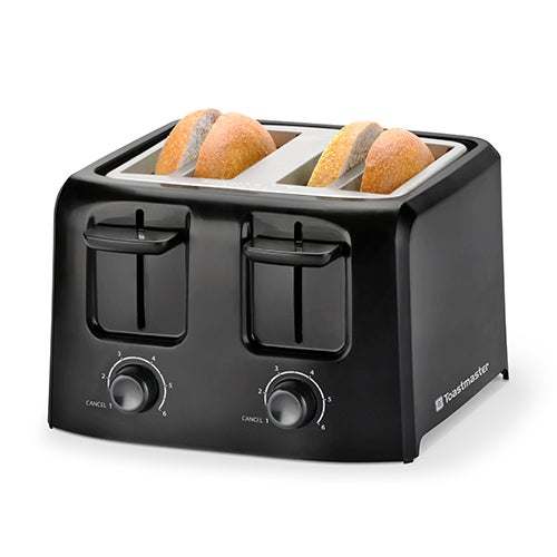 4-Slice Cool Touch Toaster Black
