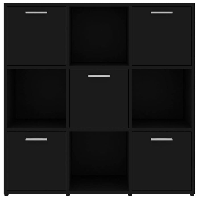 Book Cabinet Black 35.4"x11.8"x35.4"