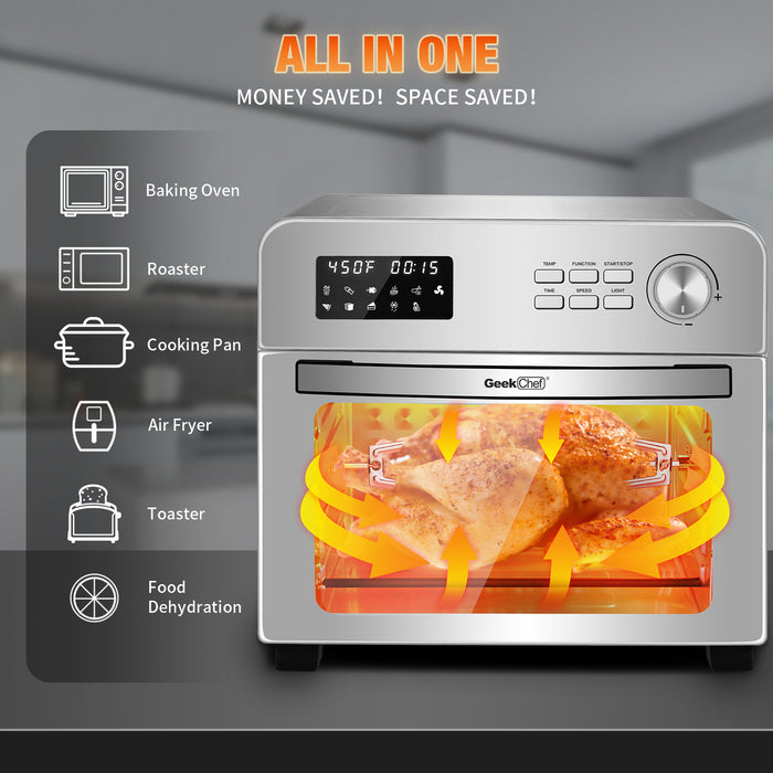 Geek Chef  24Quart LCD Countertop Convection Airfryer