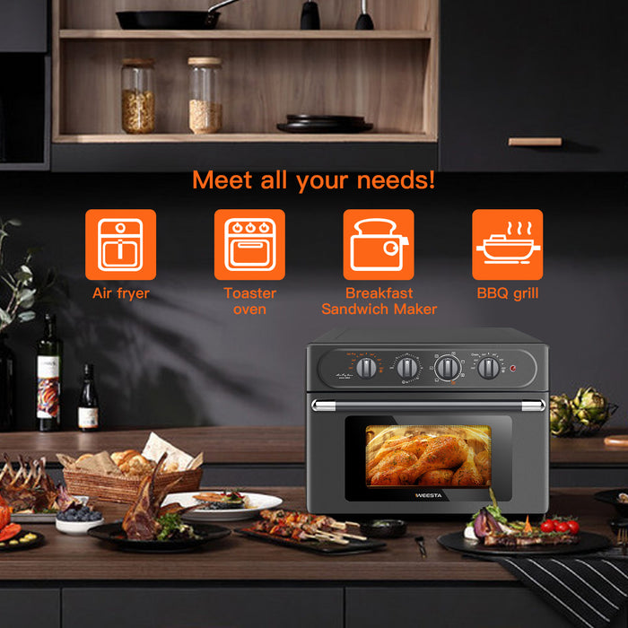 Weesta  7-In-1 Air Fryer Toaster Oven