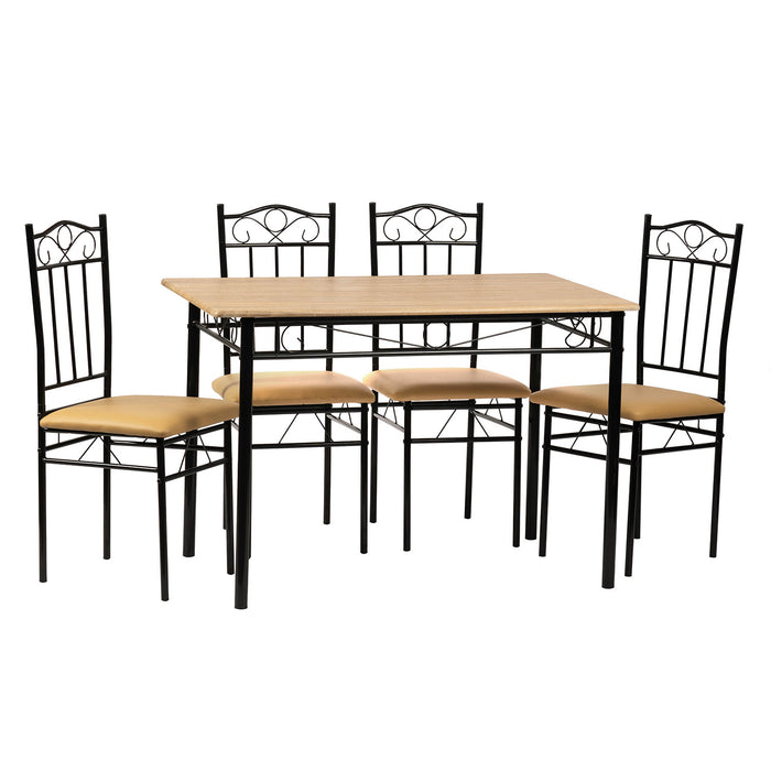Dining Set 1 Table 4 Chairs