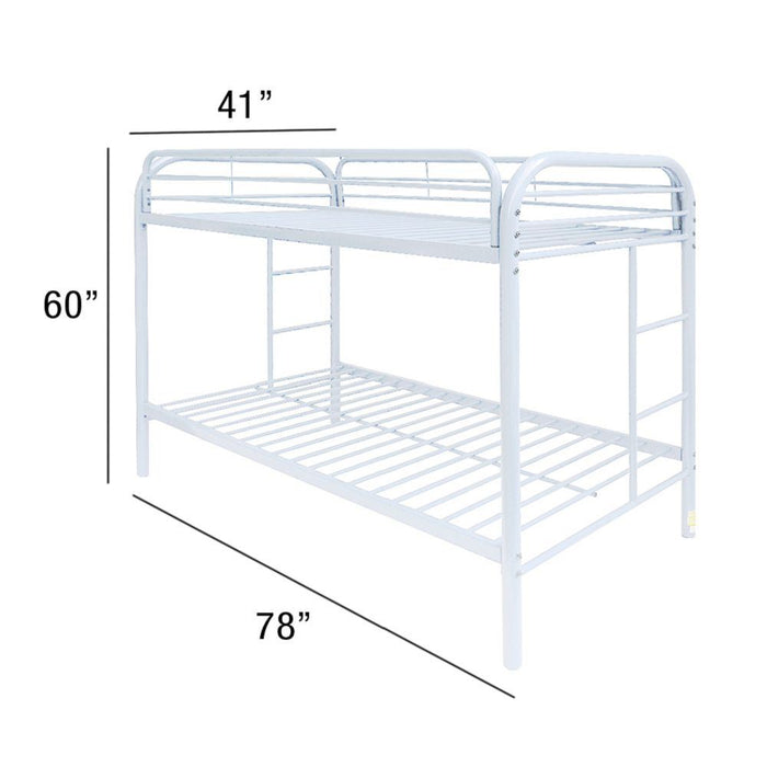 Gaston Bunk Bed (Twin/Twin) in White