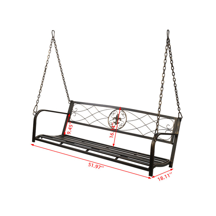 Double Seater Durable Metal Swing
