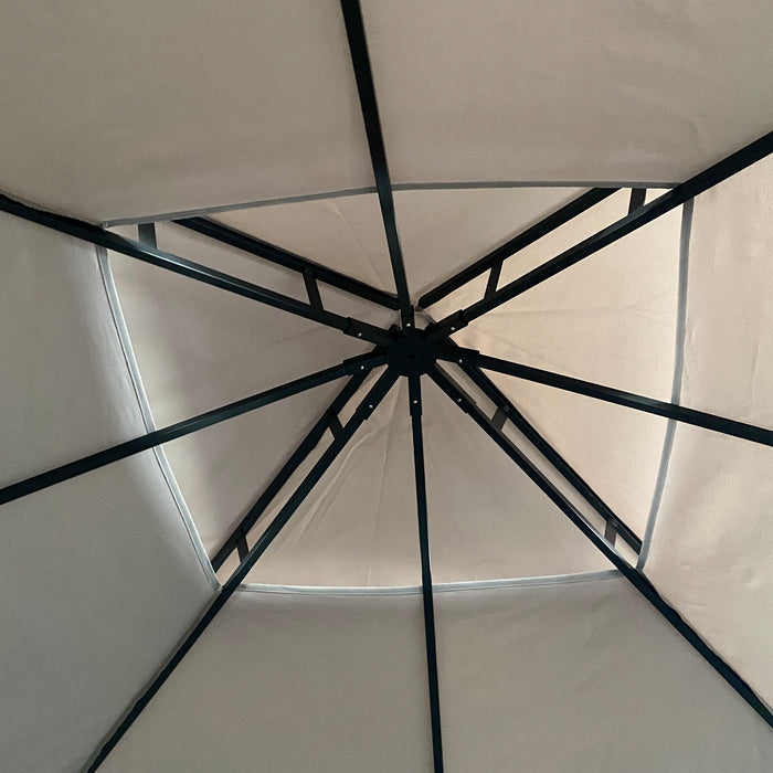 Pergolas Outdoor Shading Gazebo Tent With Curtains