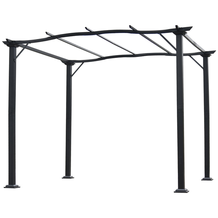 Pergolas Sunshade Waterproof Gazebo with Retractable Canopy